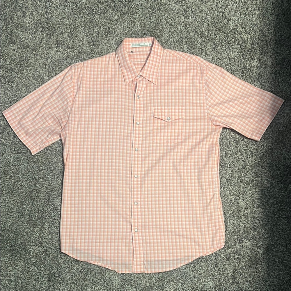 Criquet Pink Casual Button Down Shirt